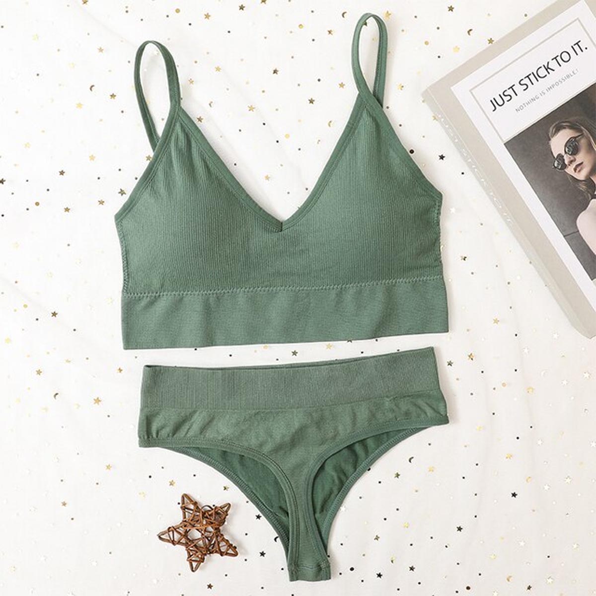 Conjunto Sem Costura Fio Dental Gringa - Imagem 6