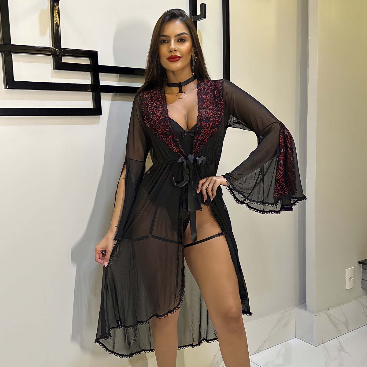 Robe Penhoar Glamour - Imagem 4