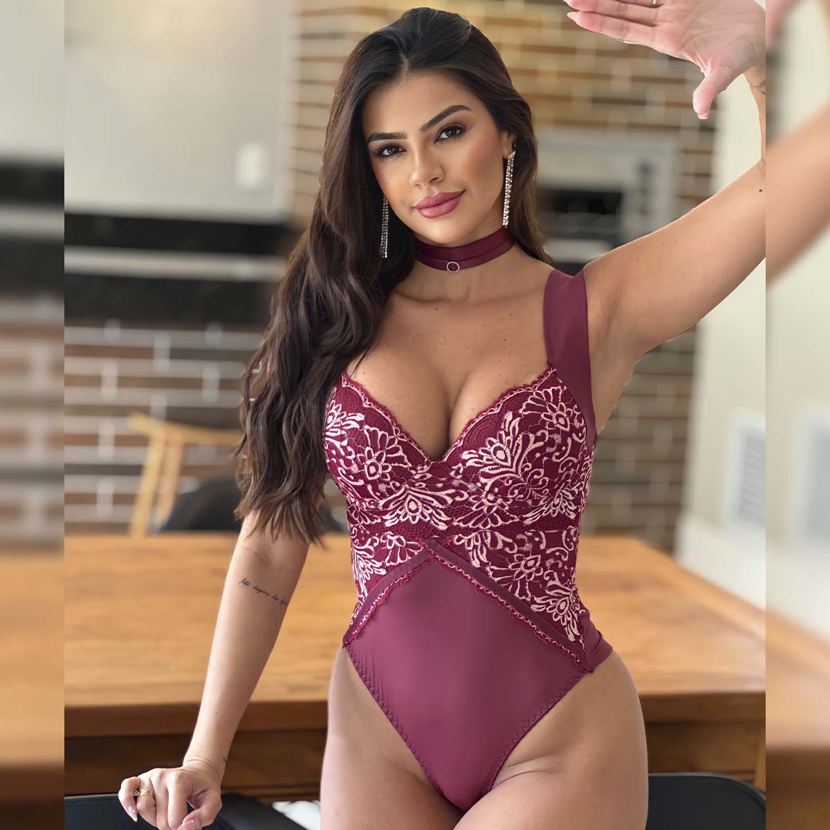 Body Com Bojo Glamour - Imagem 3