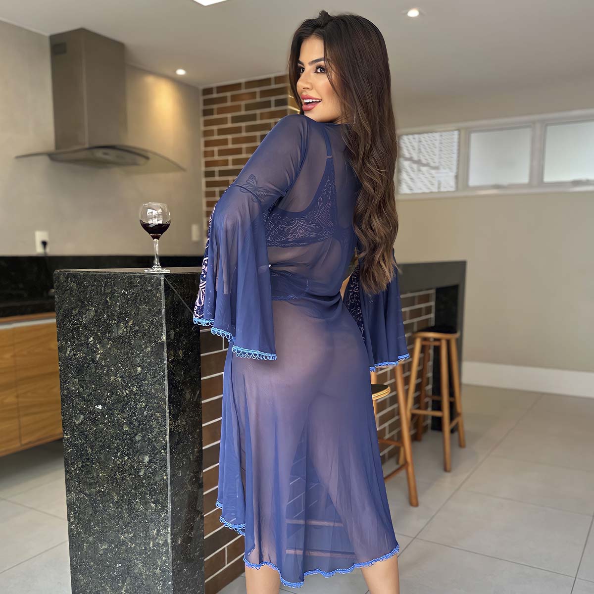 Robe Penhoar Glamour - Imagem 3