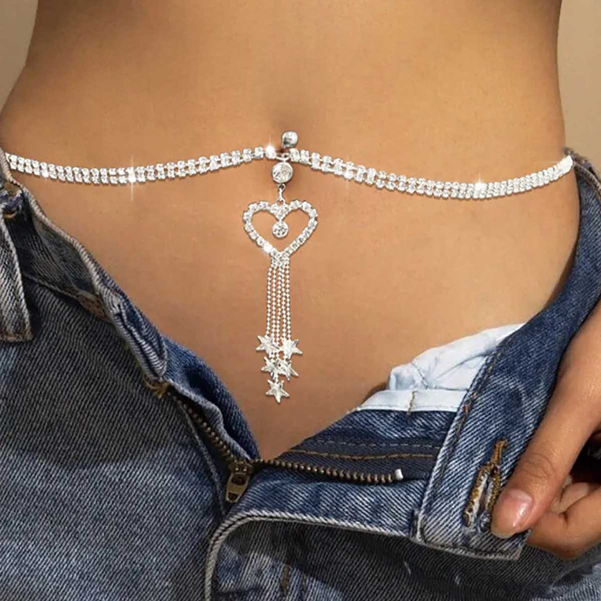 Corrente de Cintura Body Chain Piercing