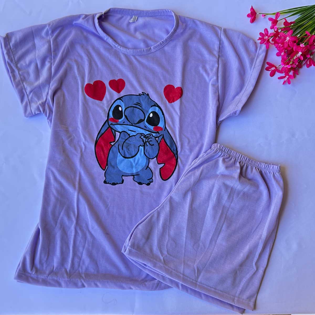 Pijama Camiseta Estampada Ref 030 - Imagem 4