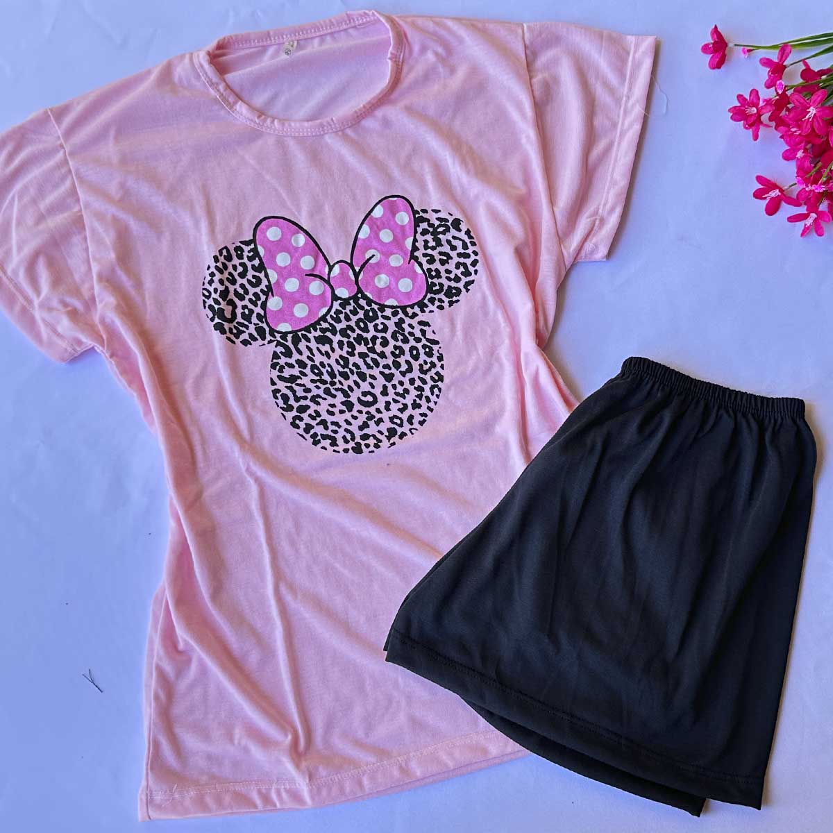 Pijama Camiseta Estampada Ref 030 - Imagem 5