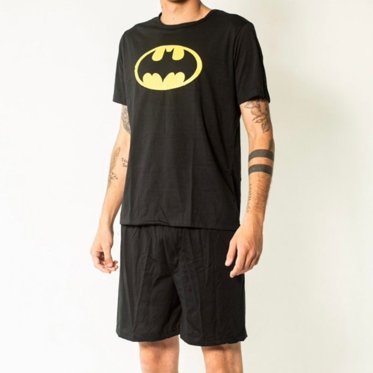 Pijama Camiseta Personagens Masculino Ref 213