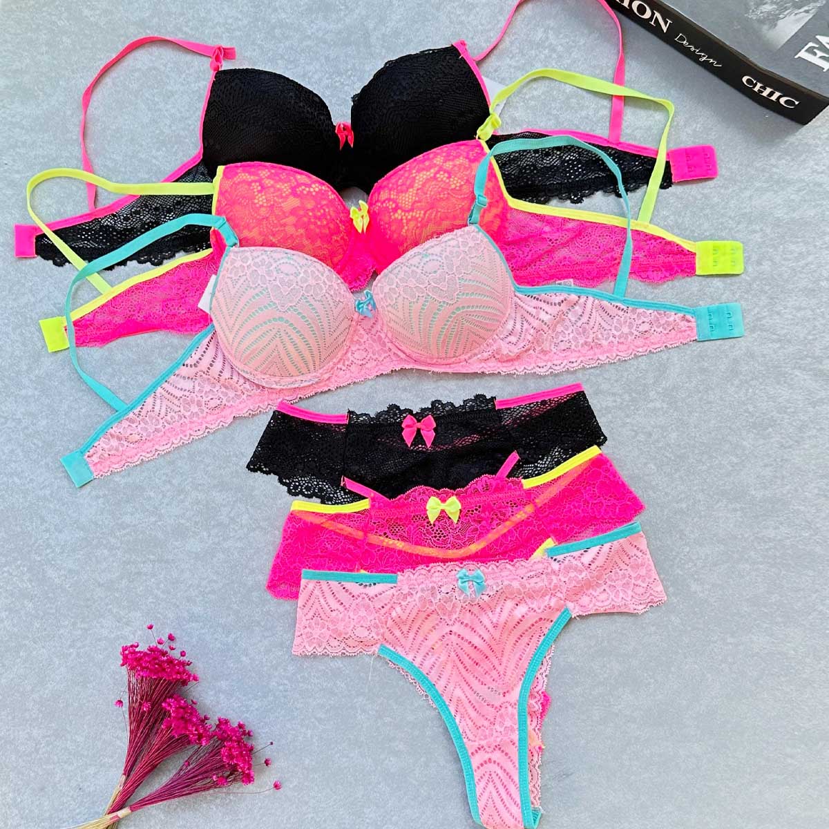 Conjunto Lingerie Premium Brunella - Imagem 8