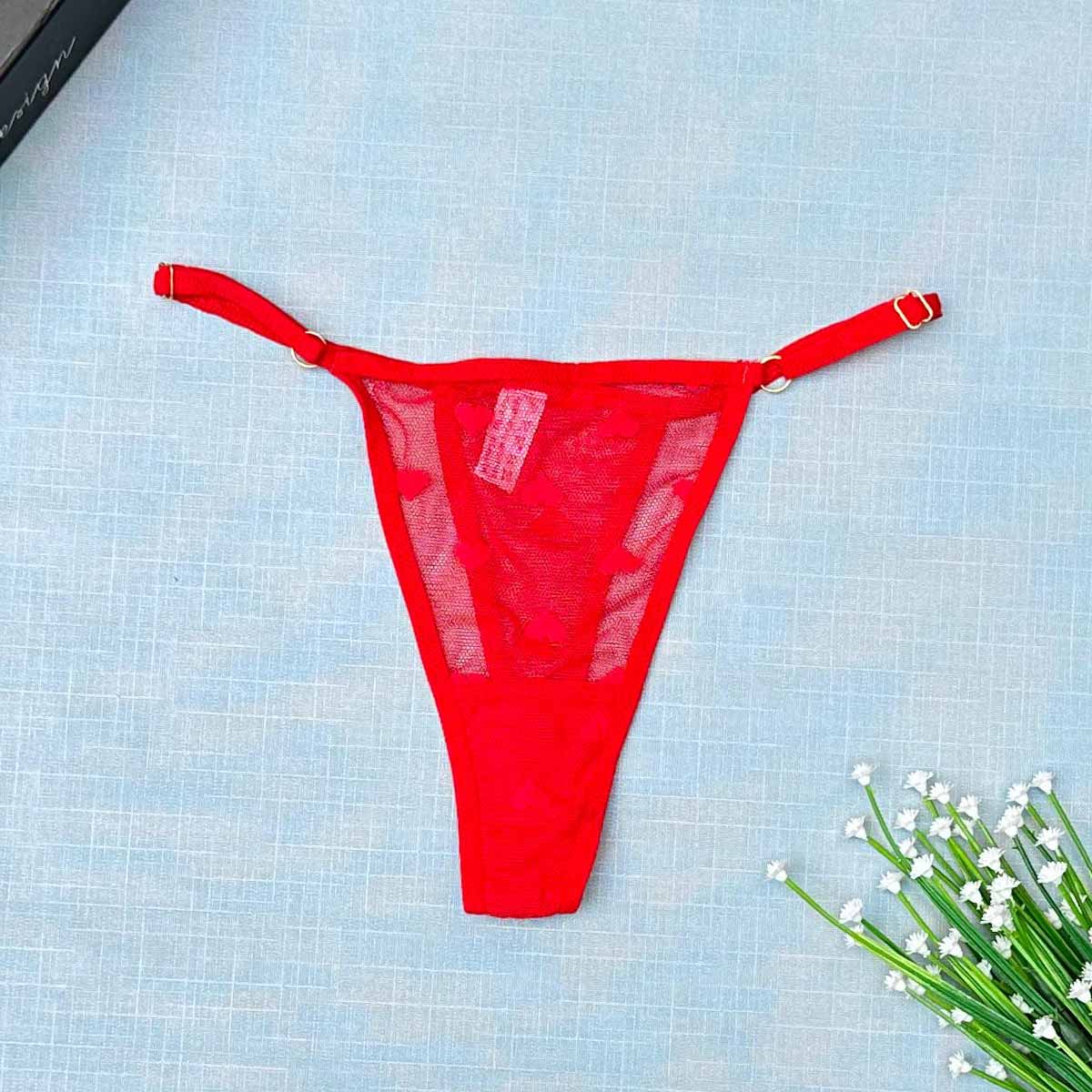 Calcinha Tule Coração - Imagem 7