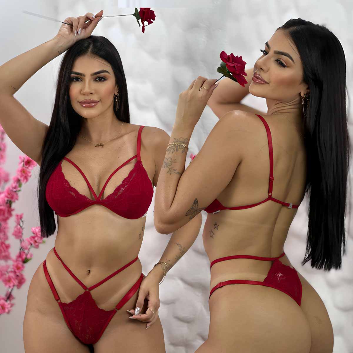 Lingerie Sem Bojo Sexy Jade - Imagem 7