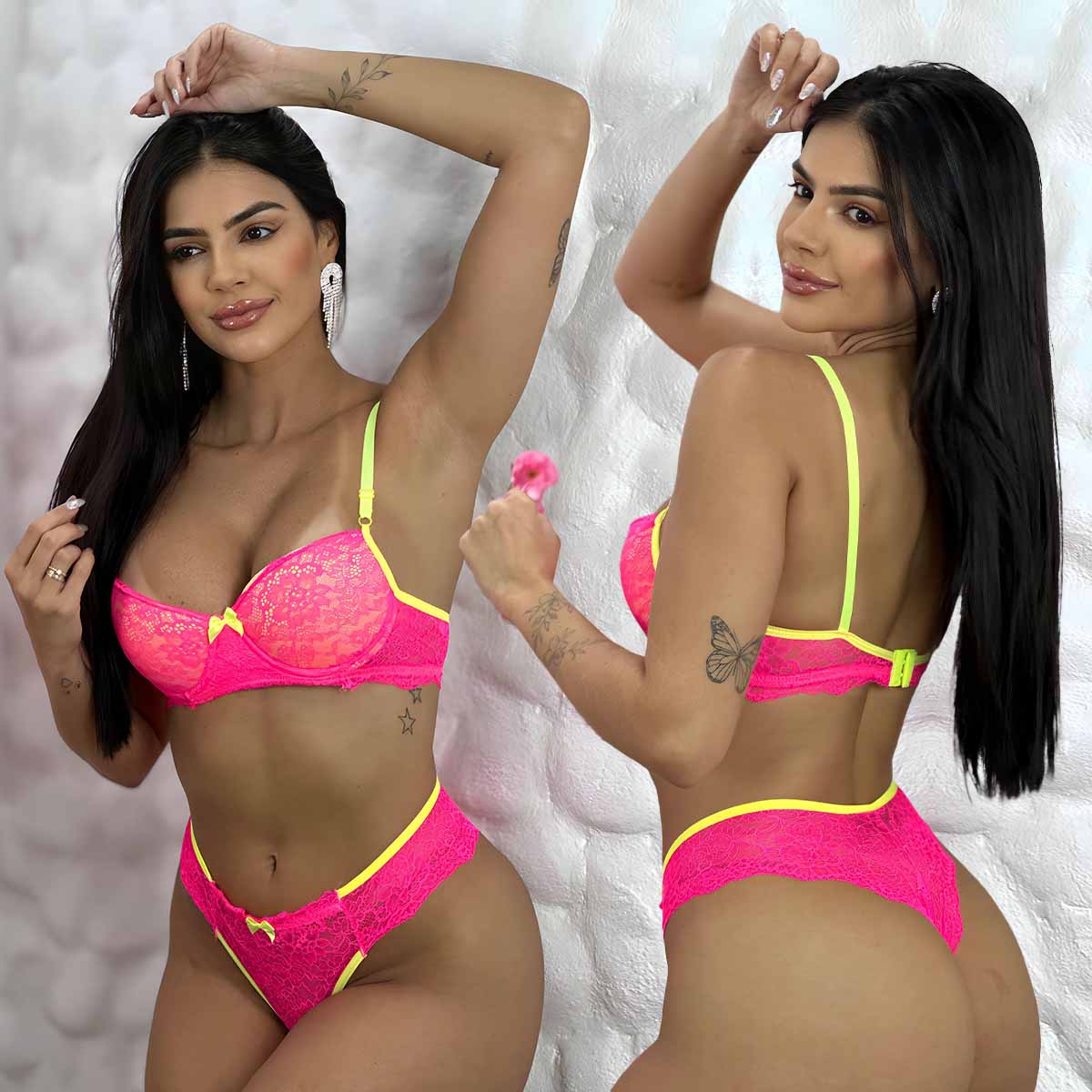 Conjunto Lingerie Premium Brunella