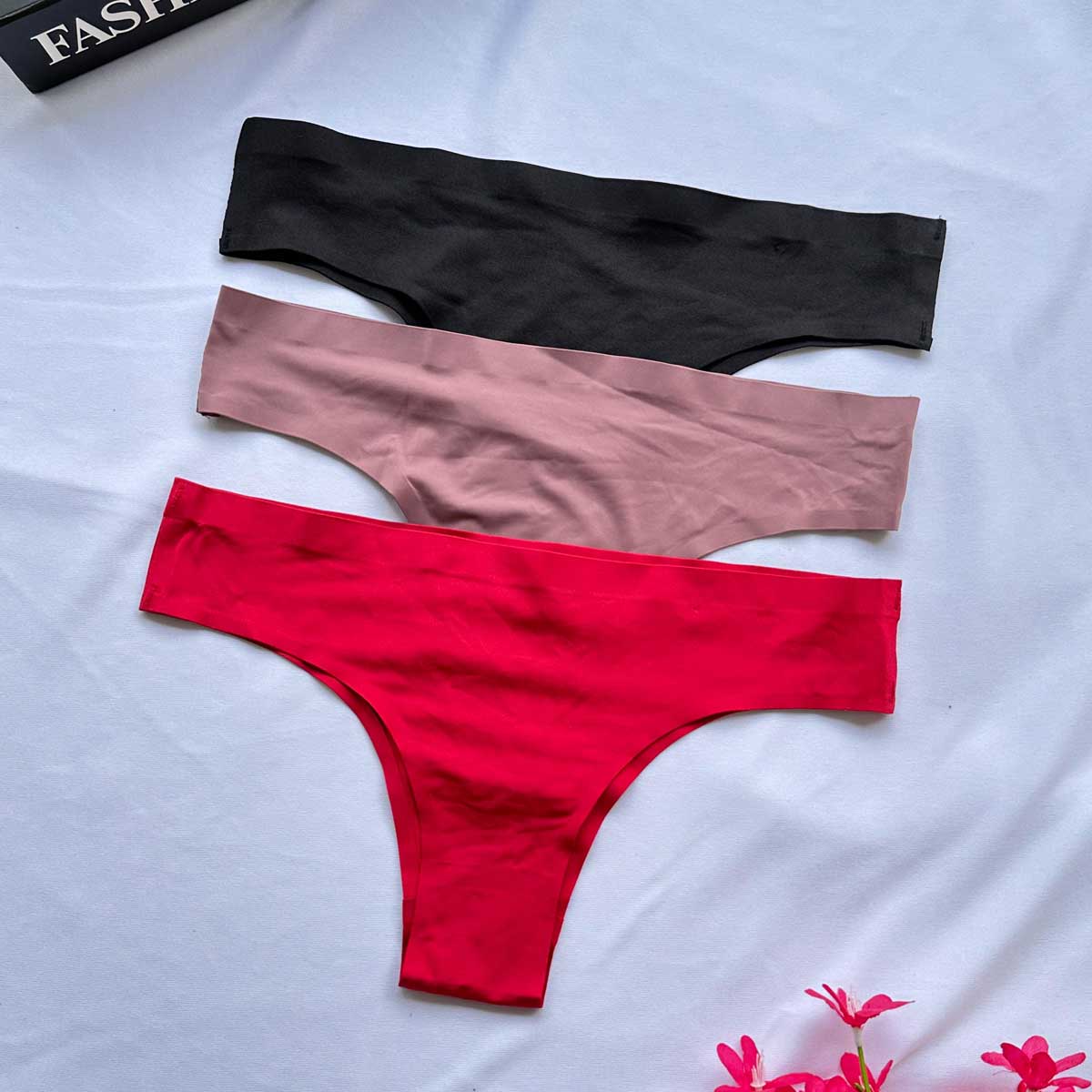 Kit 3 Calcinhas Sem Costura Cod 9796