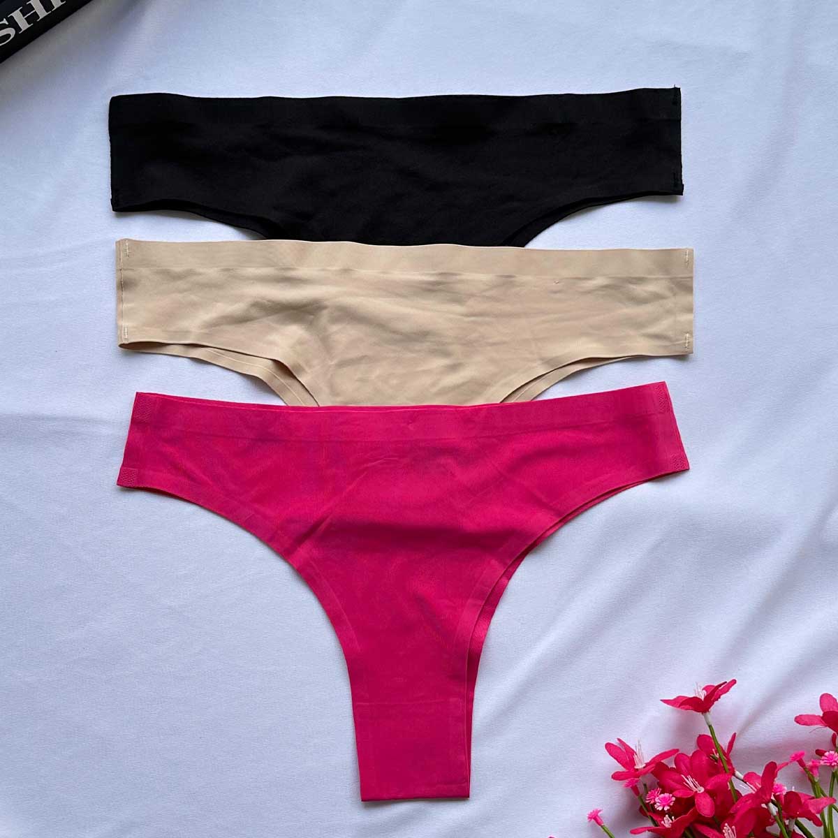 Kit 3 Calcinhas Sem Costura Cod 9796 - Imagem 2