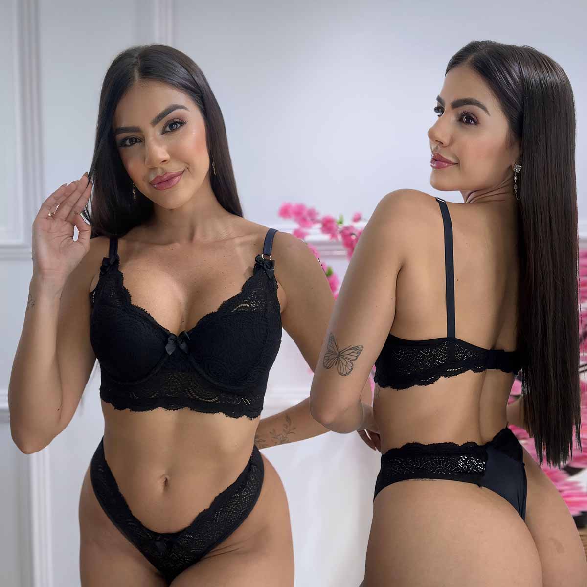Conjunto Lingerie Renda Daniele