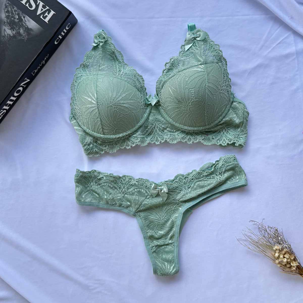 Conjunto Lingerie Renda Daniele - Imagem 8