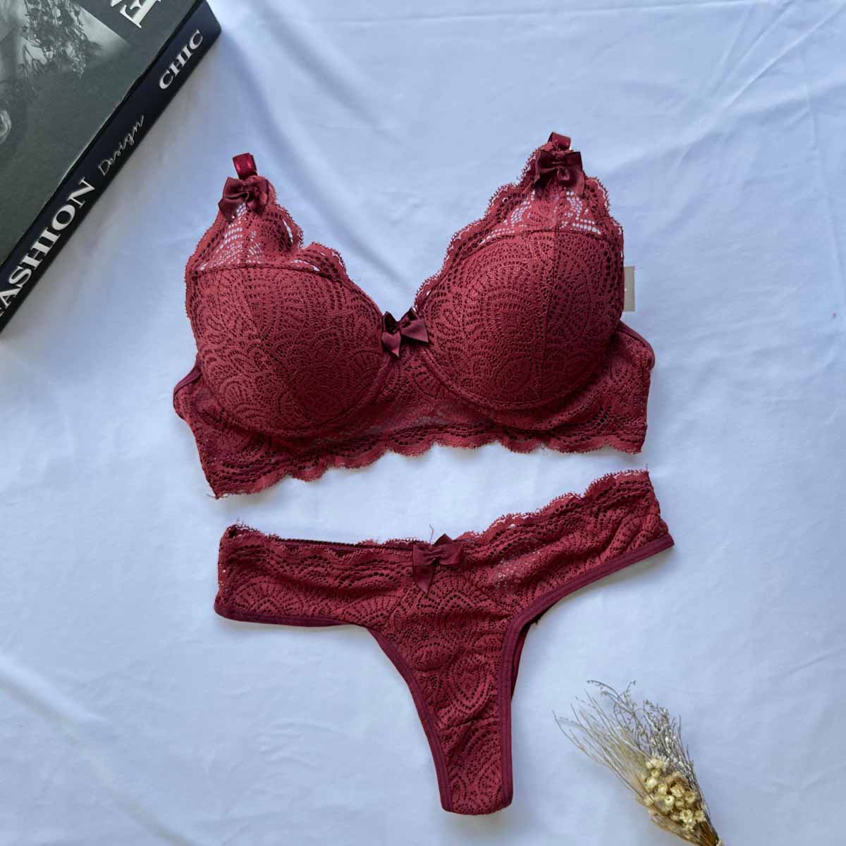 Conjunto Lingerie Renda Daniele - Imagem 5