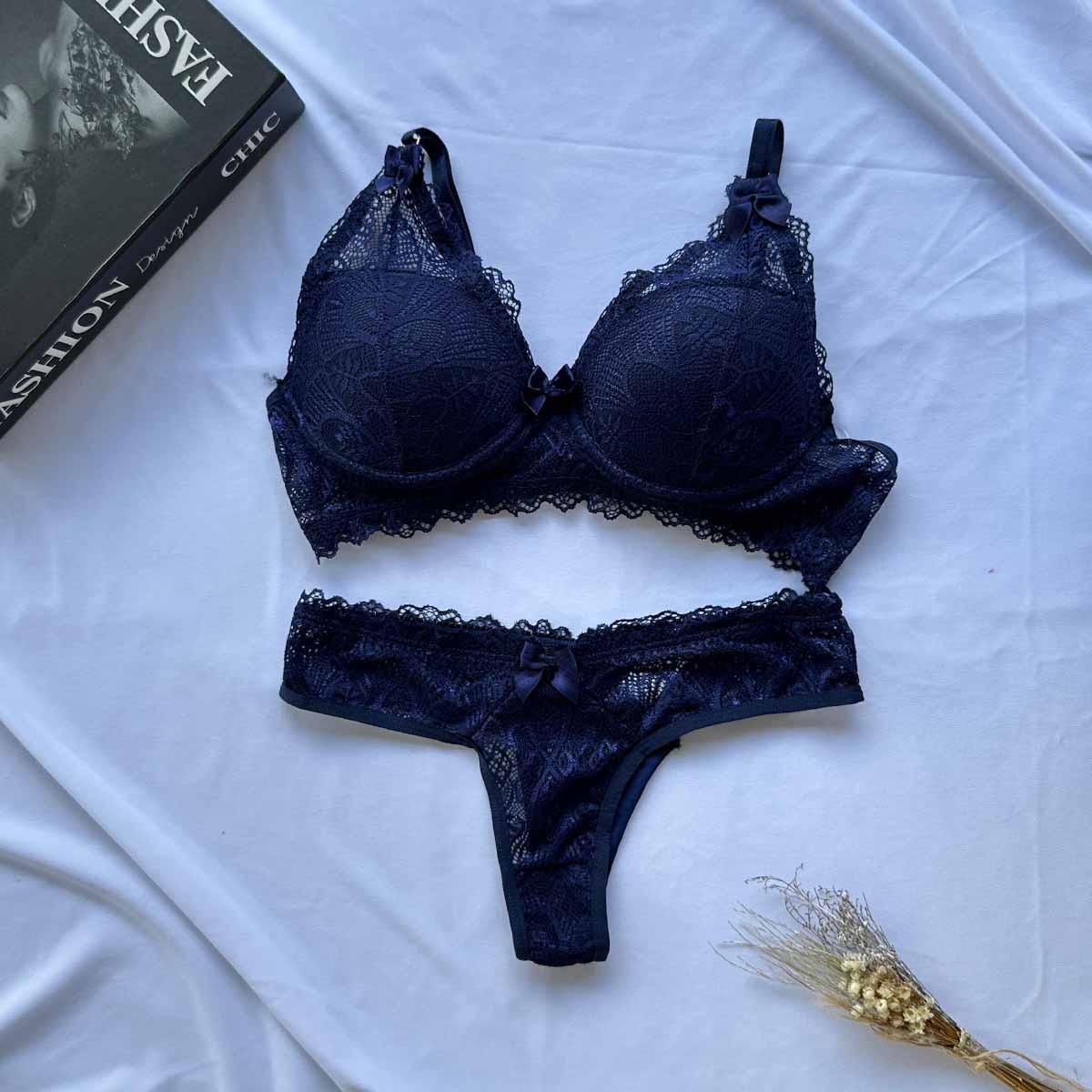 Conjunto Lingerie Renda Daniele - Imagem 9