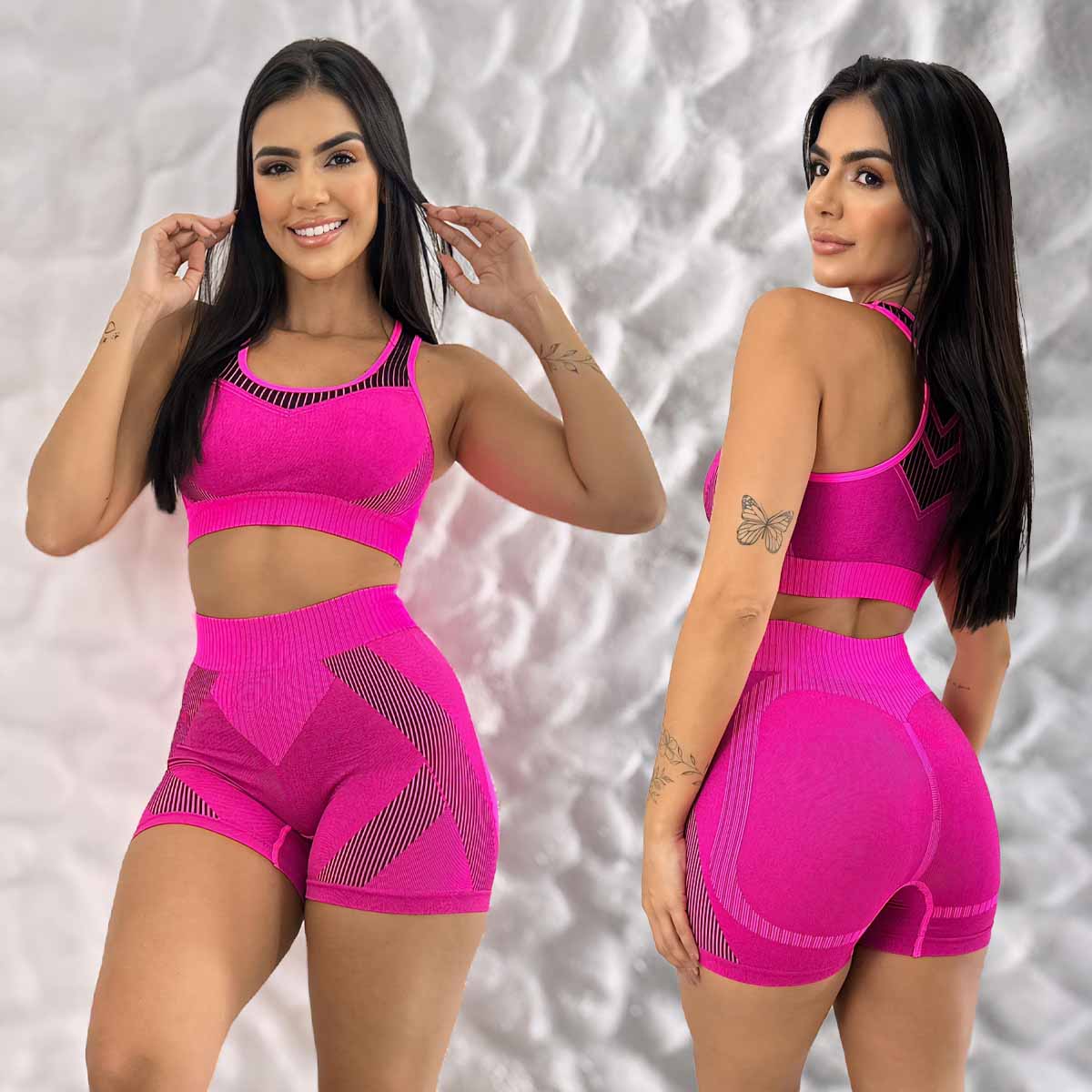Conjunto Fitness Shorts e Top Thays - Imagem 3