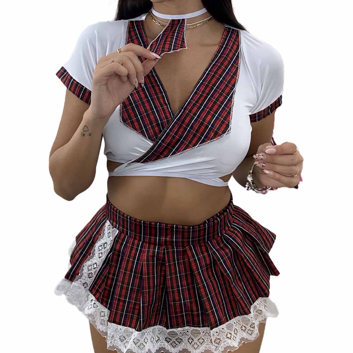 Fantasia Estudante Colegial Elite - Imagem 2