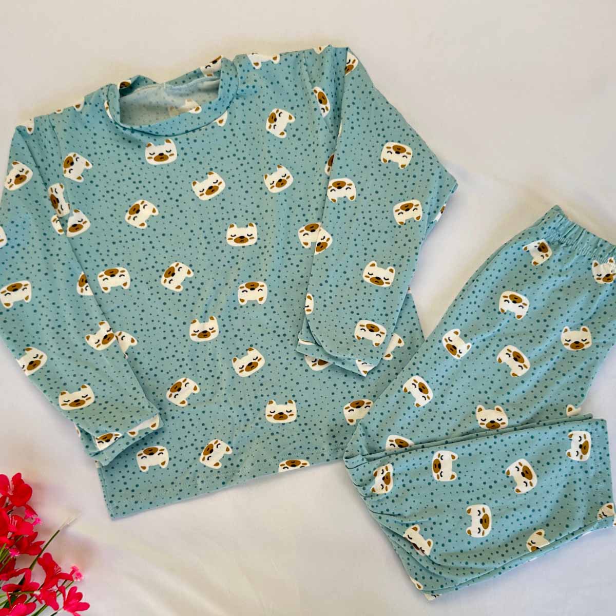 Pijama Inverno Infantil Suede Estampado Menina - Imagem 3