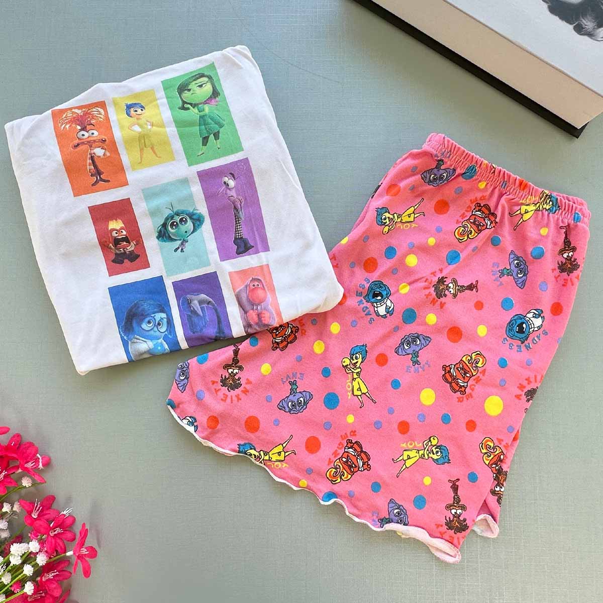 Pijama Baby Doll Camiseta Feminino Magali - Imagem 4