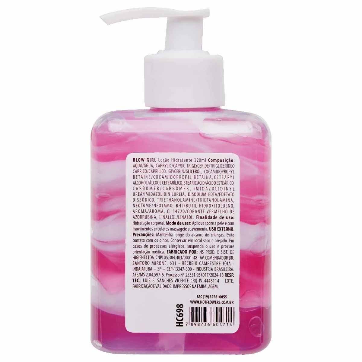 Blow Girl Gel Aromatizante para Virília 320Ml Hot Flowers - Imagem 4