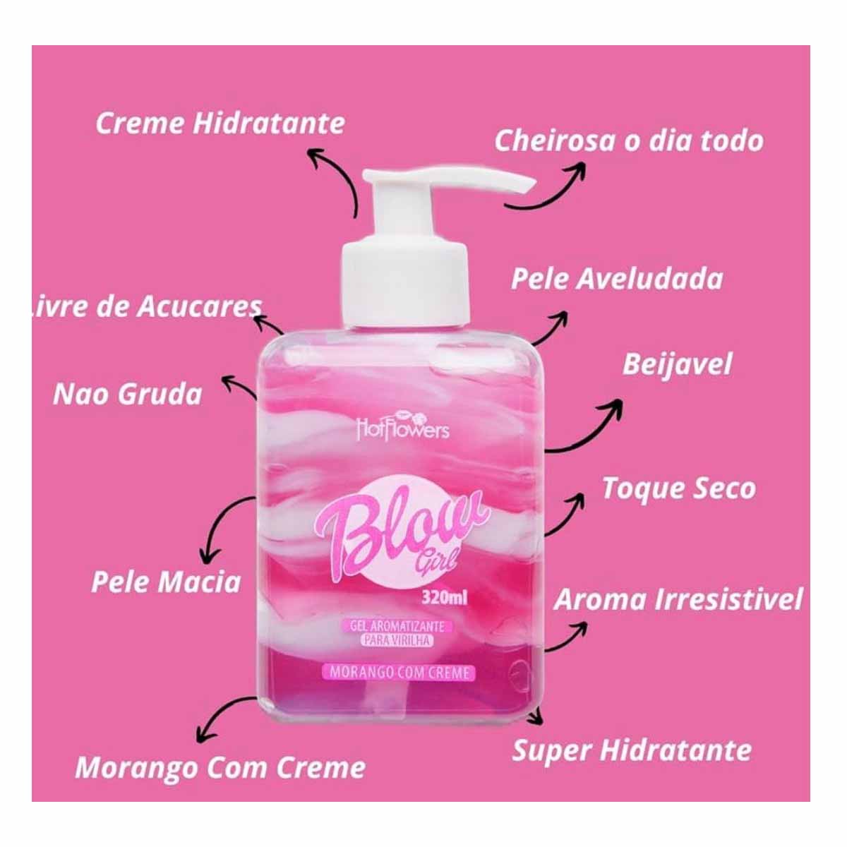Blow Girl Gel Aromatizante para Virília 320Ml Hot Flowers