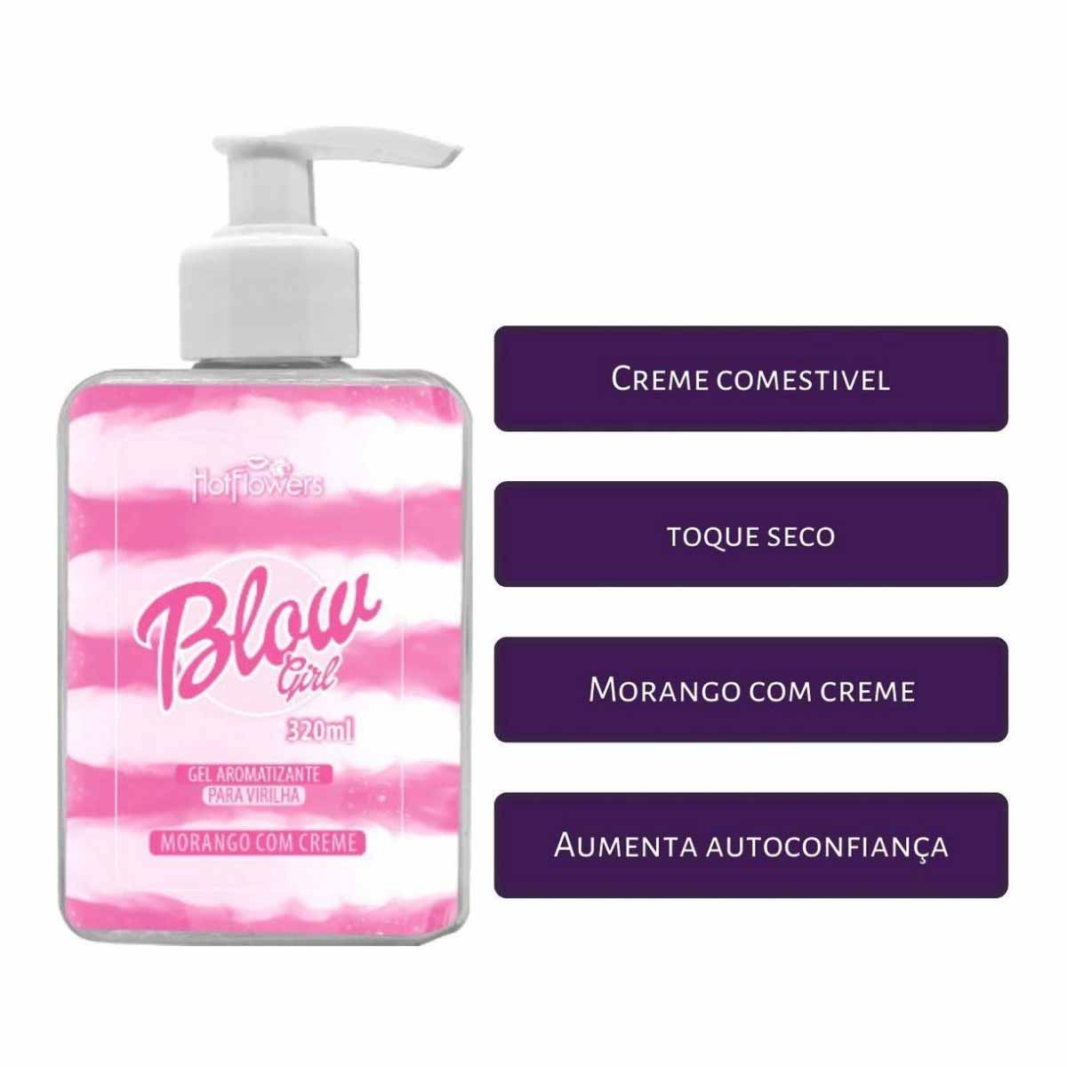 Blow Girl Gel Aromatizante para Virília 320Ml Hot Flowers - Imagem 2